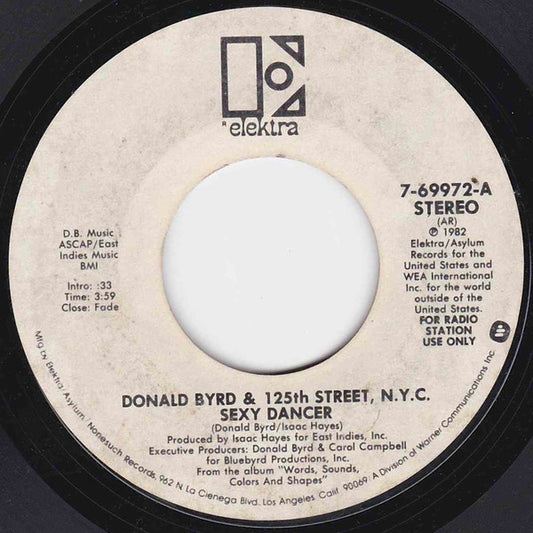 Donald Byrd & 125th Street, N.Y.C. : Sexy Dancer (7", Mono, Promo, AR)