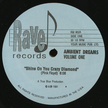 Various : Ambient Dreams Volume One (12", Unofficial)