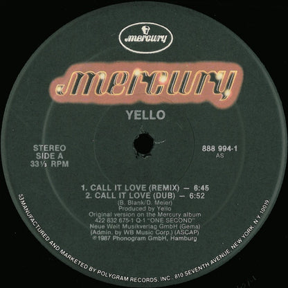 Yello : Call It Love (12", Single)