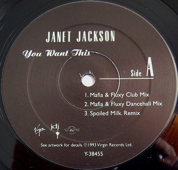Janet Jackson : You Want This (12")