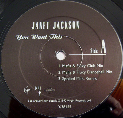 Janet Jackson : You Want This (12")