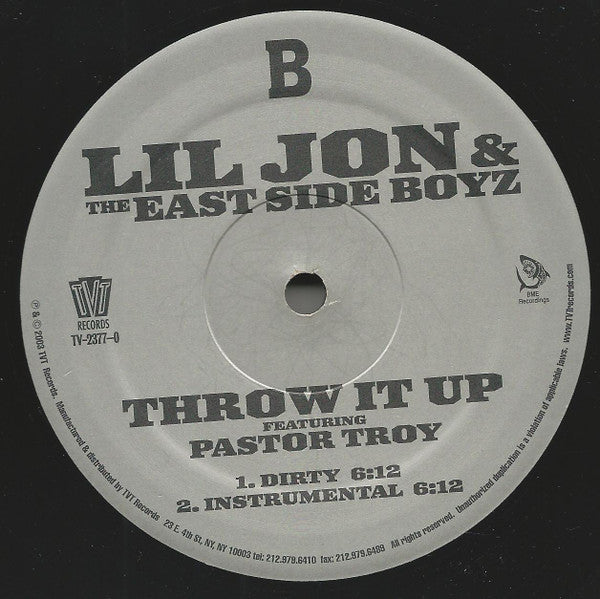 Lil Jon & The East Side Boyz* : Get Low (12")