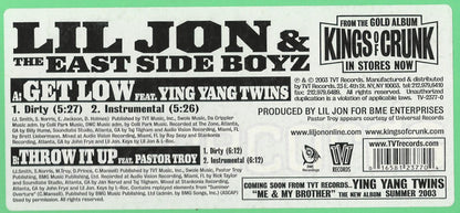 Lil Jon & The East Side Boyz* : Get Low (12")
