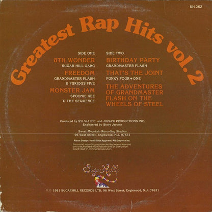 Various : Greatest Rap Hits Vol. 2 (LP, Comp)