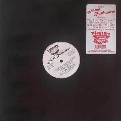 Janet Rushmore : You Give Me Pleasure (12", EP)