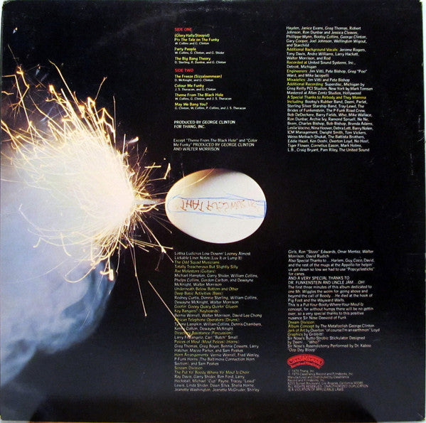 Parliament : GloryHallaStoopid (Pin The Tale On The Funky) (LP, Album, PRC)