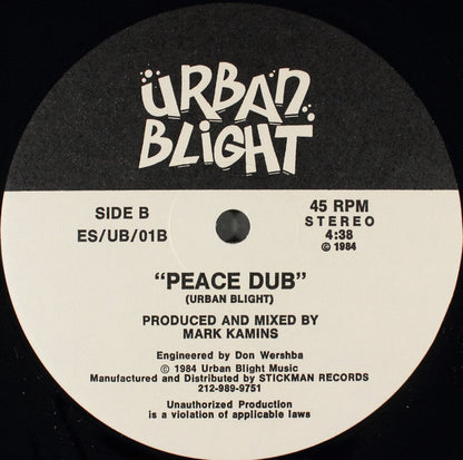 Urban Blight : Peace Train (12")