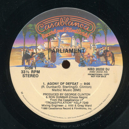 Parliament : Agony Of Defeat (12", S/Sided, M/Print, Promo)