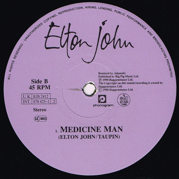 Elton John : You Gotta Love Someone (12", Single)