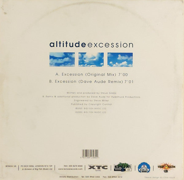 Altitude : Excession (12")
