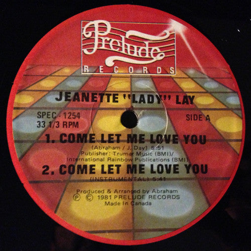 Jeanette "Lady" Day / Conquest : Come Let Me Love You / Give It To Me (If You Don't Mind) (12")