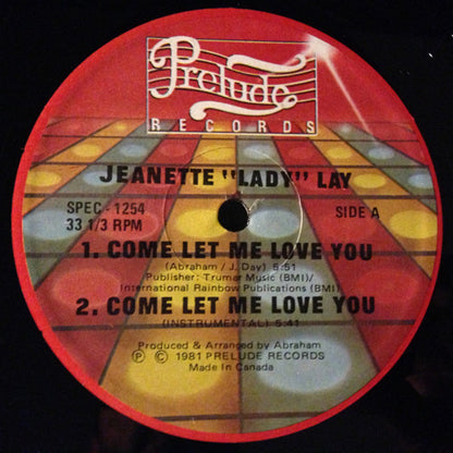 Jeanette "Lady" Day / Conquest : Come Let Me Love You / Give It To Me (If You Don't Mind) (12")