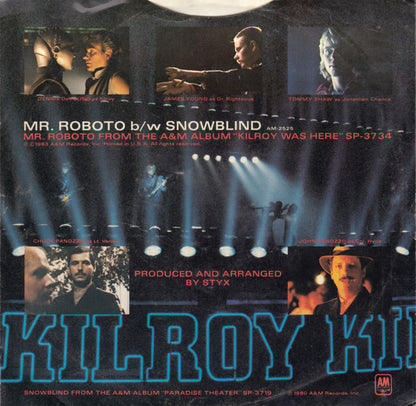 Styx : Mr. Roboto (7", Single, Styrene, R)