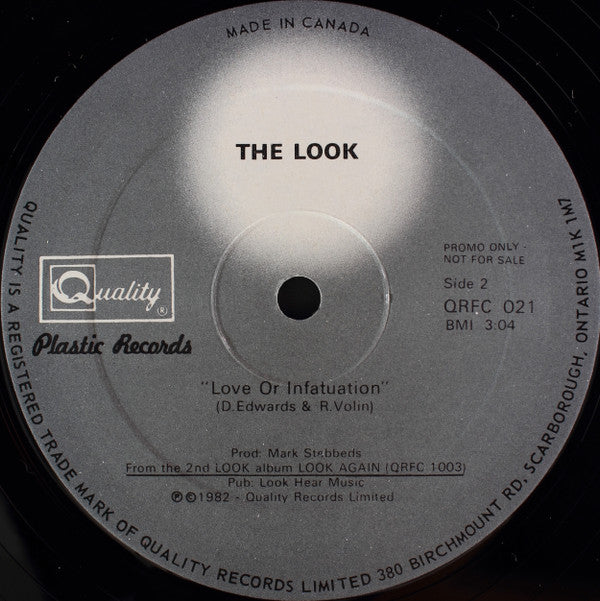 The Look (4) : You Can't Sit Down  (12", Single, Promo)