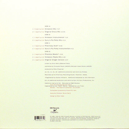 Blondie : Rapture (2x12")