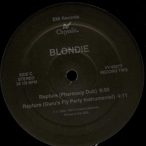 Blondie : Rapture (2x12")