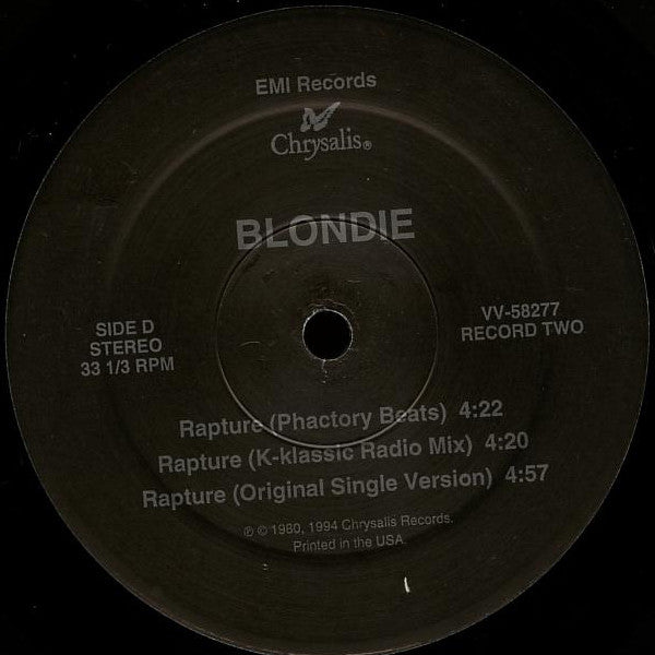 Blondie : Rapture (2x12")