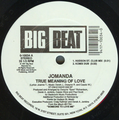 Jomanda : The True Meaning Of Love (12")