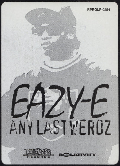 Eazy-E : Any Last Werdz (12", Promo)