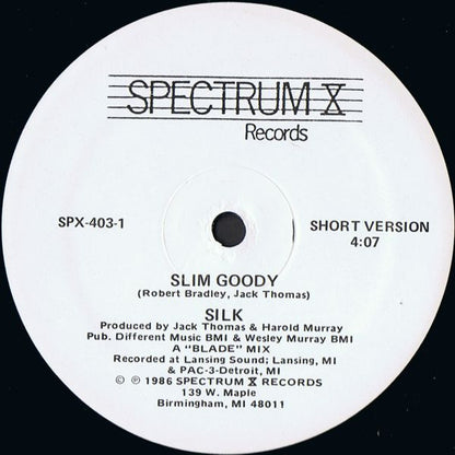 Silk (17) : Slim Goody (12", Promo)