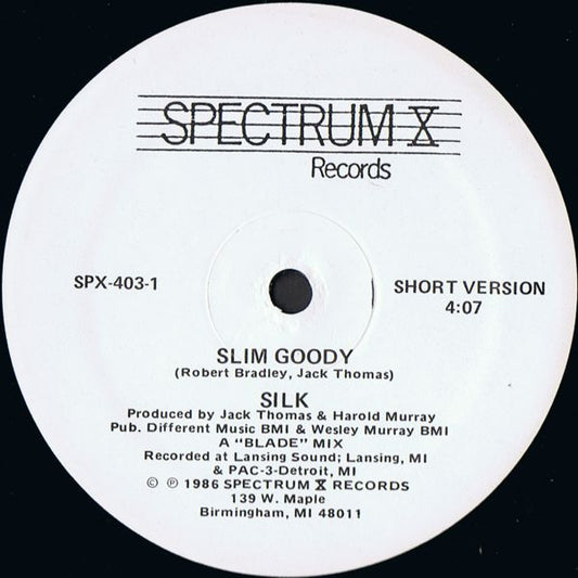 Silk (17) : Slim Goody (12", Promo)