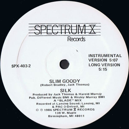 Silk (17) : Slim Goody (12", Promo)