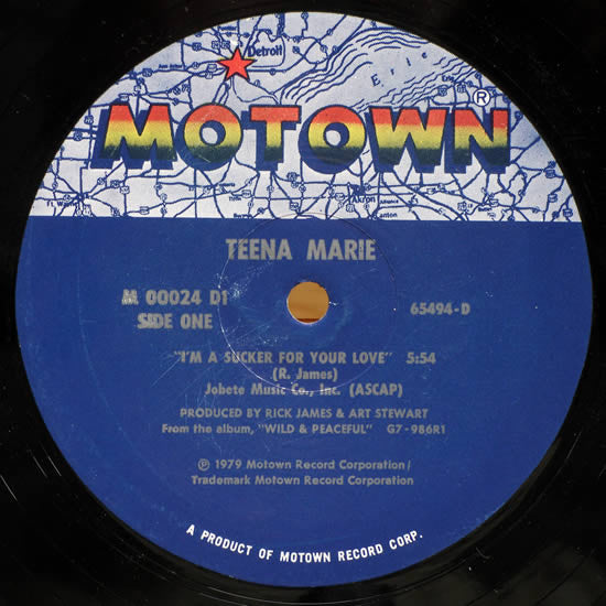Teena Marie : I'm A Sucker For Your Love (12")