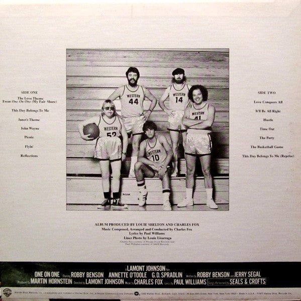 Seals & Crofts : Seals & Crofts Sing The Songs From The Original Motion Picture Sound Track "One On One" (LP, Album, Jac)