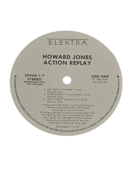 Howard Jones : Action Replay (12", EP, Promo)