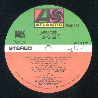 Change : Heaven Of My Life (12", Promo, SP)