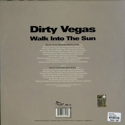 Dirty Vegas : Walk Into The Sun (12")
