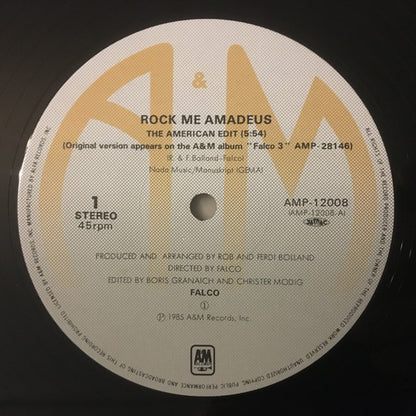 Falco : Rock Me Amadeus / Vienna Calling (12")