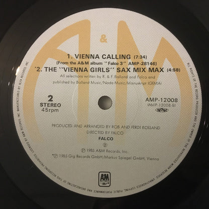 Falco : Rock Me Amadeus / Vienna Calling (12")