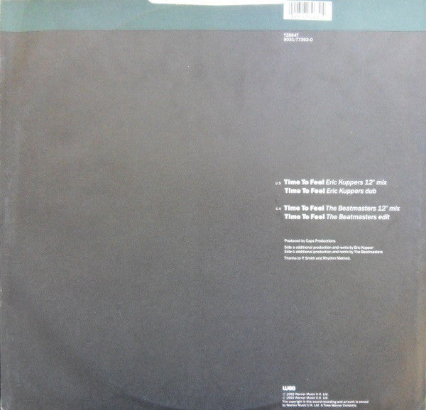 Sound On Sound : Time To Feel (Eric Kupper Remixes) (12")