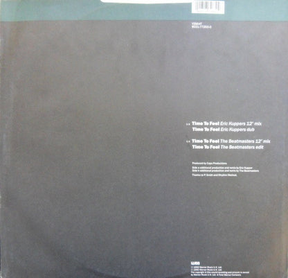 Sound On Sound : Time To Feel (Eric Kupper Remixes) (12")