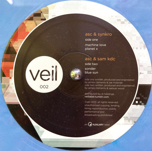 ASC & Synkro (2) / ASC & Sam KDC : Machine Love (12", Whi)