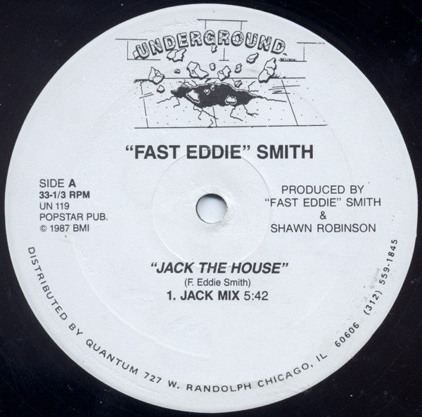 "Fast Eddie" Smith* : Jack The House (12")