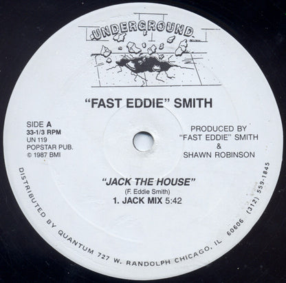 "Fast Eddie" Smith* : Jack The House (12")