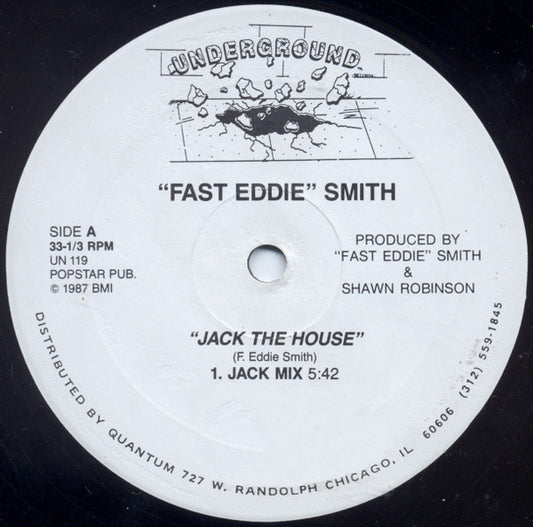 "Fast Eddie" Smith* : Jack The House (12")