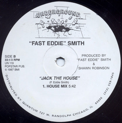 "Fast Eddie" Smith* : Jack The House (12")
