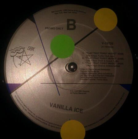 Vanilla Ice : Play That Funky Music (12", Single, Promo)