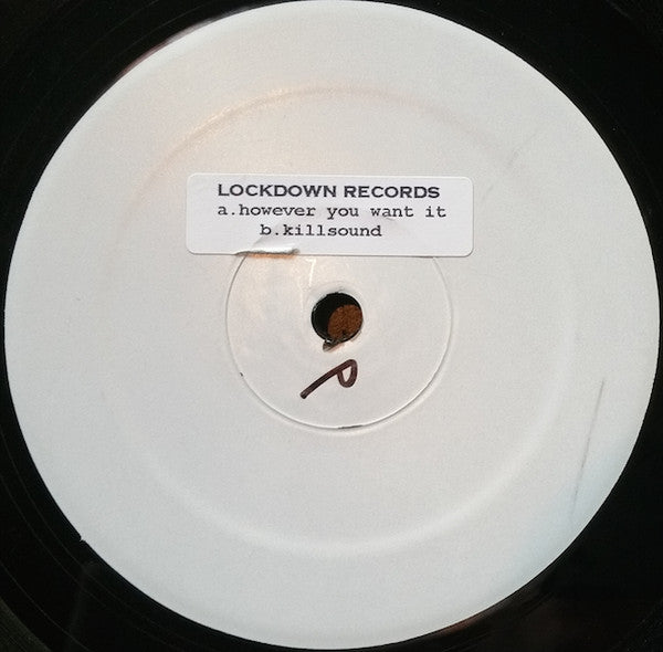 Lo-Key : However You Want It / Killsound (12", W/Lbl, Sti)