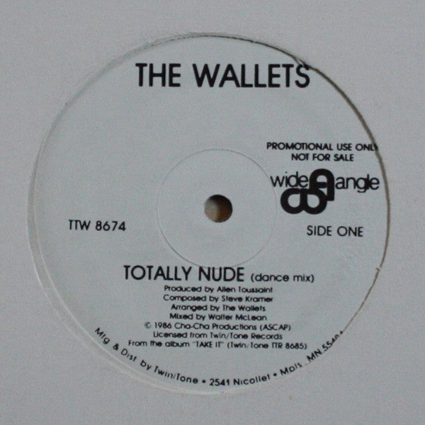 The Wallets : Totally Nude (12", Promo)