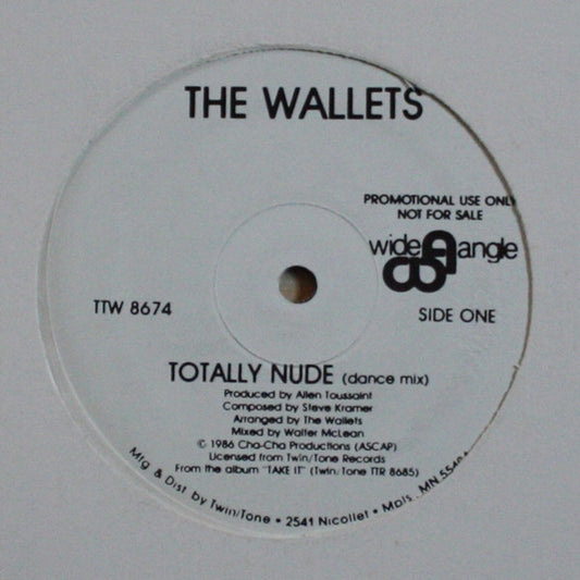 The Wallets : Totally Nude (12", Promo)