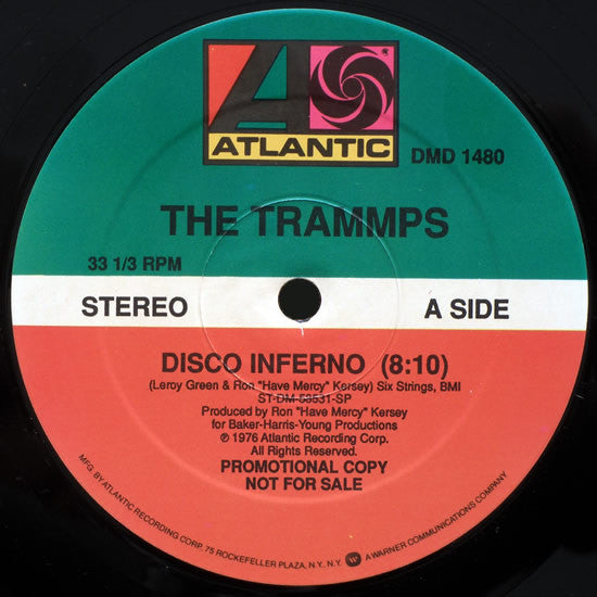The Trammps / Chic : Disco Inferno / Mega Chic (Chic Medley) (12", Promo)