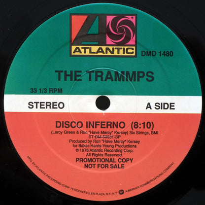 The Trammps / Chic : Disco Inferno / Mega Chic (Chic Medley) (12", Promo)