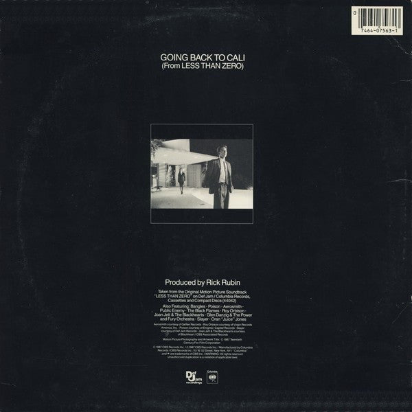 L.L. Cool J* : Going Back To Cali (From Less Than Zero) (12", Single)