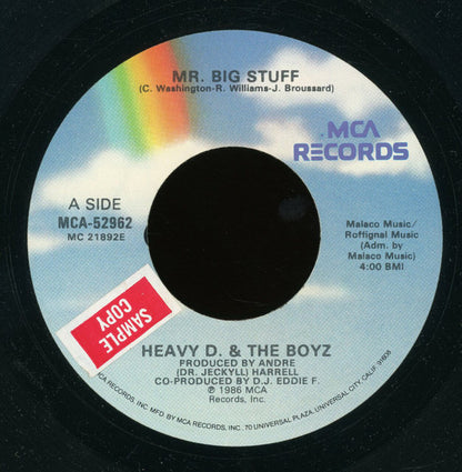 Heavy D. & The Boyz : Mr. Big Stuff (7")