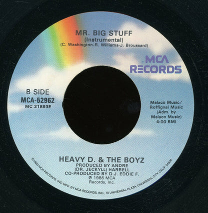 Heavy D. & The Boyz : Mr. Big Stuff (7")