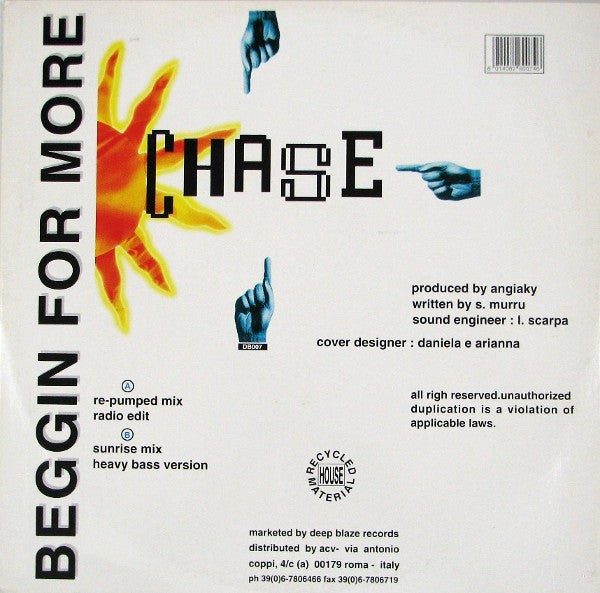 Chase : Beggin For More (12")